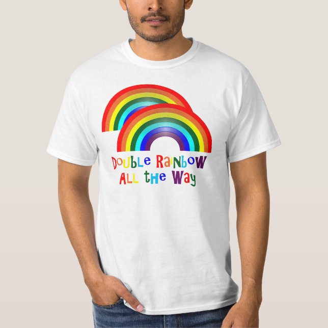 Dubbel regnbåge tee (Framsida)