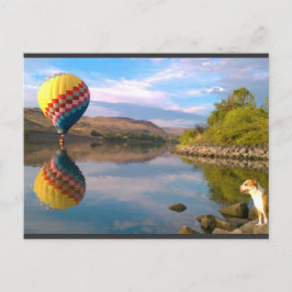 Dubbel regnbåge vykort