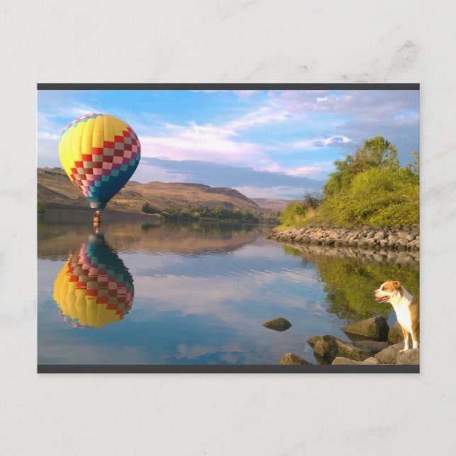 Dubbel regnbåge vykort (Framsida)