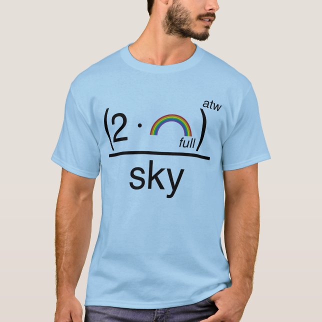 Dubbel regnbågeformel tee (Framsida)