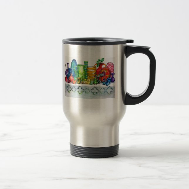 Dubbel regnbågemugg resemugg (Höger)