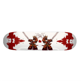Dubbel Samurai Old School Skateboard Bräda 18 Cm