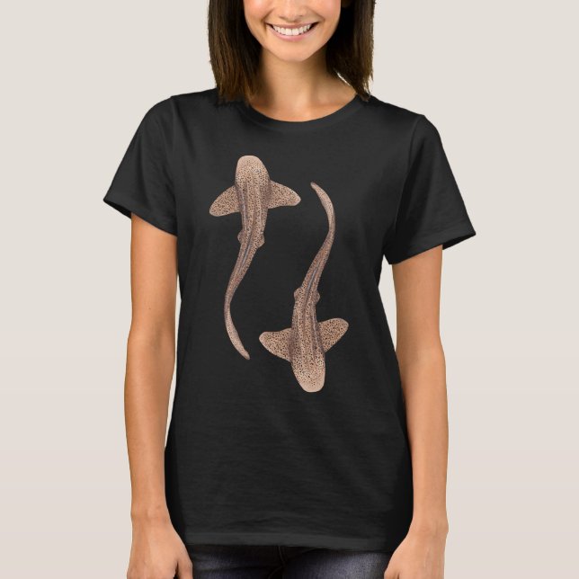 DUBBEL SEBRA/LEOPARDHAJ -stegostoma fasciatum ( T Shirt (Framsida)