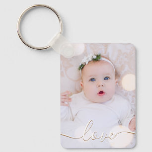 Dubbel Sided Foto Aluminium Nyckelring