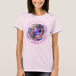 Dubbel Sided Harris-Walz Vinge/Frimärke Medallion T Shirt