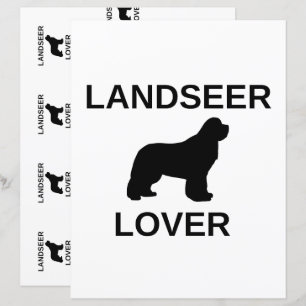 dubbel sidig landseer älskare scrapbook