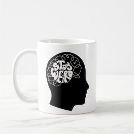 Dubbel-Sidig "Stay Weird" Koncept Hjärnvirvel Kaff Kaffemugg
