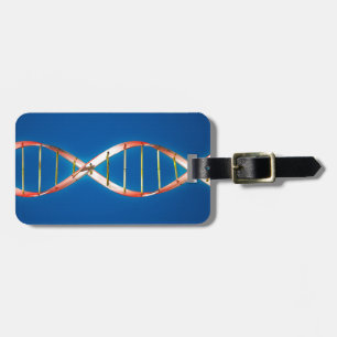 Dubbel spiral för DNA Bagagebricka