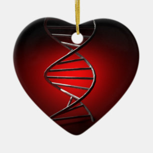 Dubbel spiral för DNA Julgransprydnad Keramik