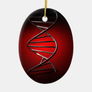 Dubbel spiral för DNA Julgransprydnad Keramik