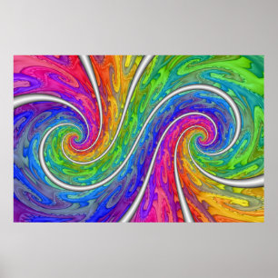 Dubbel spiral poster