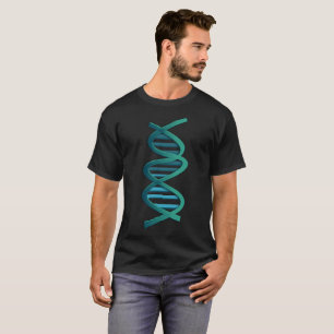 Dubbel spiralmanar grundläggande mörka T-tröja T-shirt
