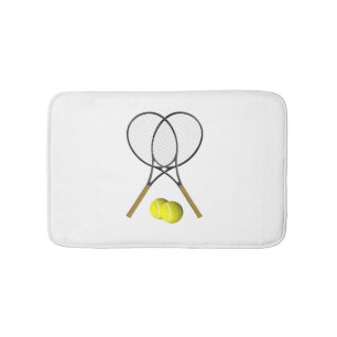 Dubbel Tennis Sport Tema Badrumsmatta