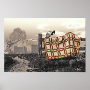 Dubbel vigselring poster