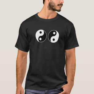 Dubbel Ying Yang Feng Shui Yin Yang T Shirt
