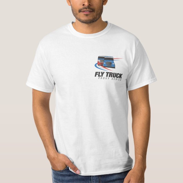 Dubbeldiagram för klipsk för tee shirt (Framsida)
