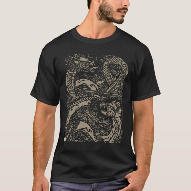 Dubbeldrakar Tee Shirt (Framsida)