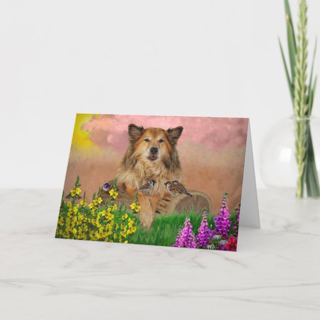 Dubbele wenskaart kort (Framsida)