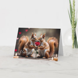 Dubbele wenskaart Valentijn Kort