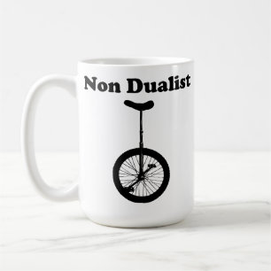 Dubbelhumormugg för enhjuling non kaffemugg