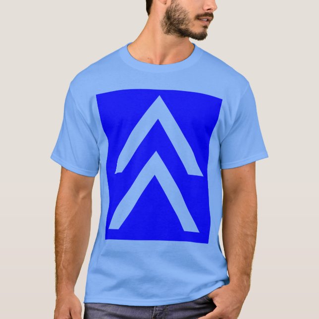 Dubbelpil Tee Shirt (Framsida)