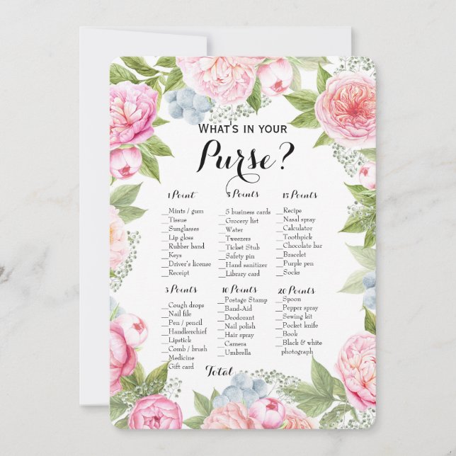 Dubbelsida - 2 Bröllopsfestspel Handväska | Önskni Inbjudningar (Framsida)