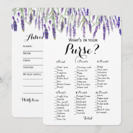 Dubbelsidig - 2 Bröllopsfestspel Väska | Önskninga Inbjudningar