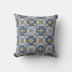 Dubbelsidig Azulejo Myshkudde Kudde