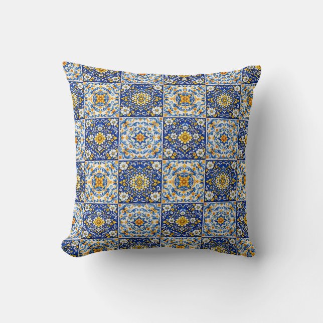 Dubbelsidig Azulejo Myshkudde Kudde (Framsida)