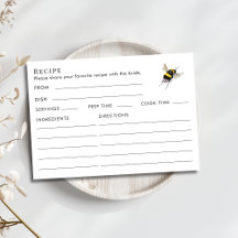 Dubbelsidig Honey Bee Bröllopsdusch Recept
