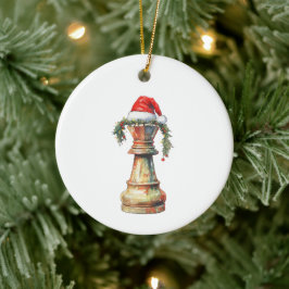 DubbelSidig Julschack Ornament Kung Häst