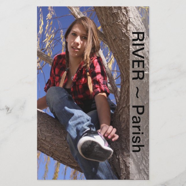 Dubbelsidig modell för komp-kort/Actor-mall Flygblad (Framsidan)