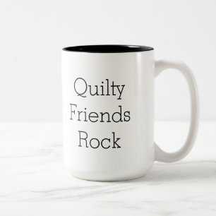 Dubbelsidig mugg för Quilty vänsten
