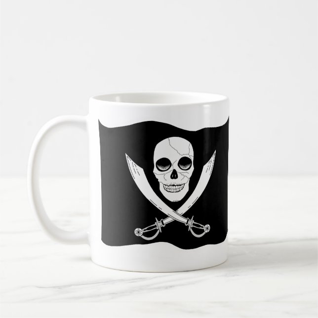 Dubbelsidig piratkaffemugg - kaffemugg (Vänster)