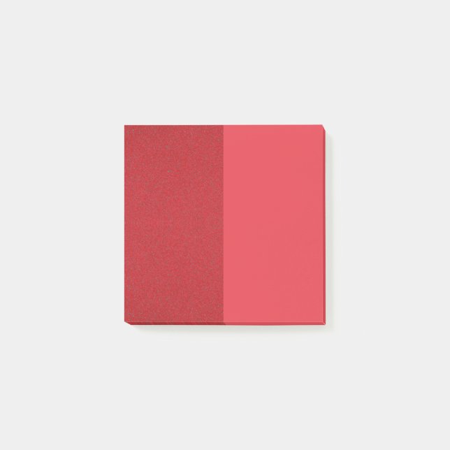 Dubbelsidig röd texturerad fyrkant efter IT®-antec Post-it Block (Framsida)