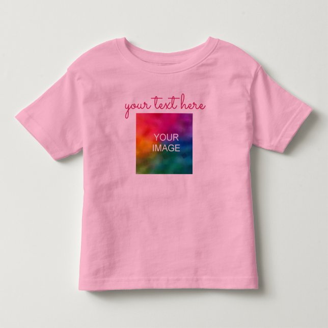 Dubbelsidig utskrift Ladda upp foto Lägg till text T Shirt (Framsida)