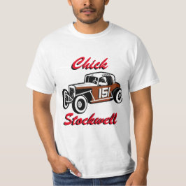 Dubbelsidig utslagsplats Racearena för Tee Shirt