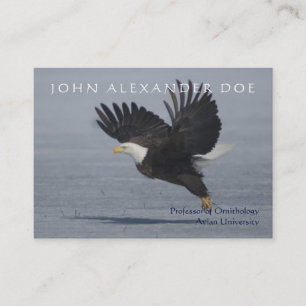Dubbelsidiga Onithologist - Ornithologyprofessor - Visitkort
