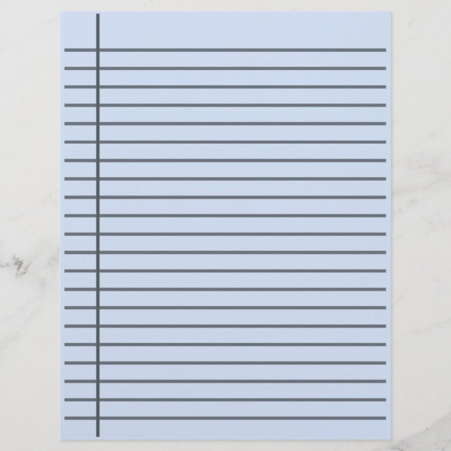 Dubbelsidigt anpassat linjerat papper (Framsida)