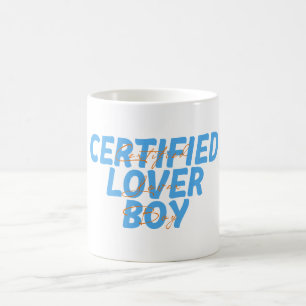 Dubbeltext "Auktoriserad Älskare Boy" Kaffemugg