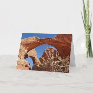 Dubbelvalvet i Arches National Park Kort