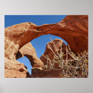Dubbelvalvet i Arches National Park Poster