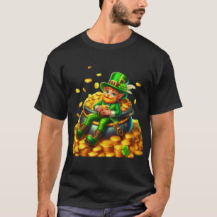 Dubbing Leprechaun St patricks day Shenanigans Sai T Shirt