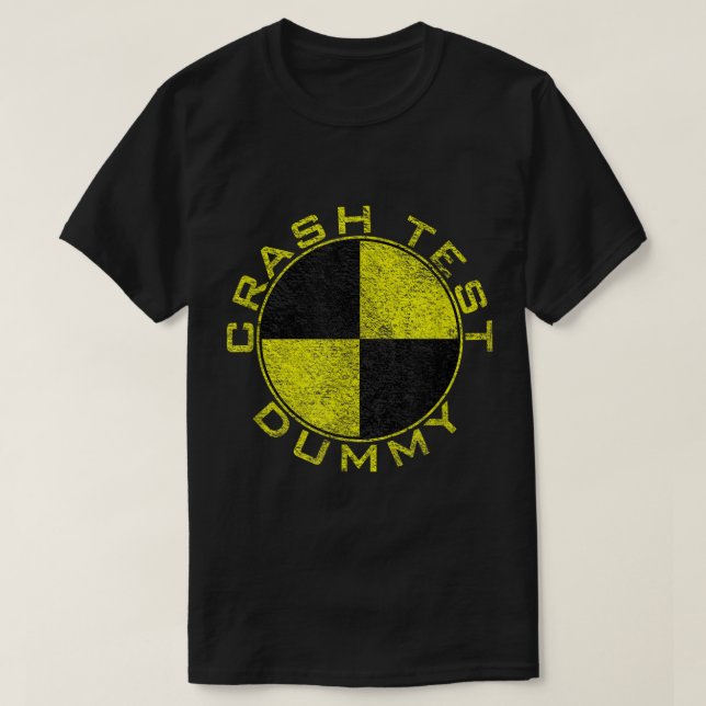DUBBKOSTUMEN FÖR CRASH TEST FÖRUTSÄTTER ATT JAG ÄR T SHIRT (Design framsida)