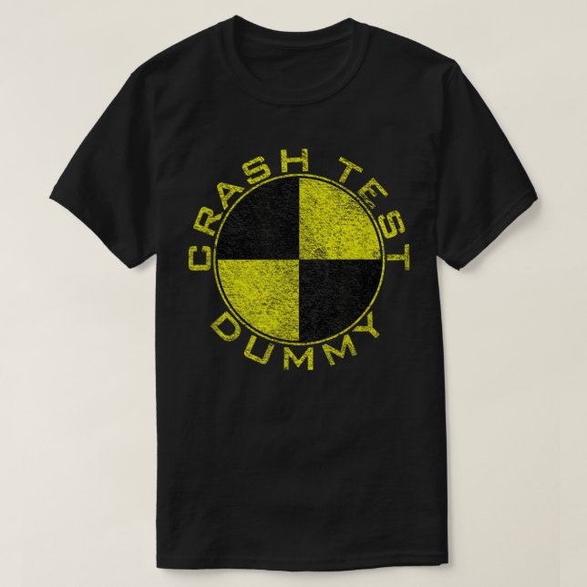 DUBBKOSTUMEN FÖR CRASH TEST FÖRUTSÄTTER ATT JAG ÄR T SHIRT (Design framsida)