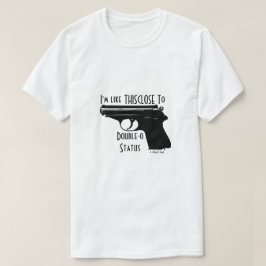 Dubbla-0-status en serverdel t shirt