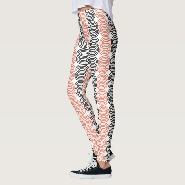 Dubbla 8-design leggings (Vänster)