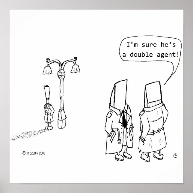 Dubbla Agent Poster (Framsidan)