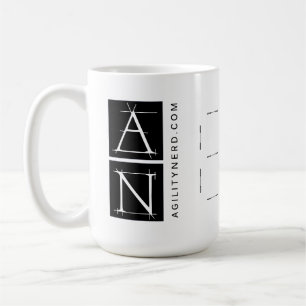 Dubbla AgilityNerd "boxas" muggen Kaffemugg