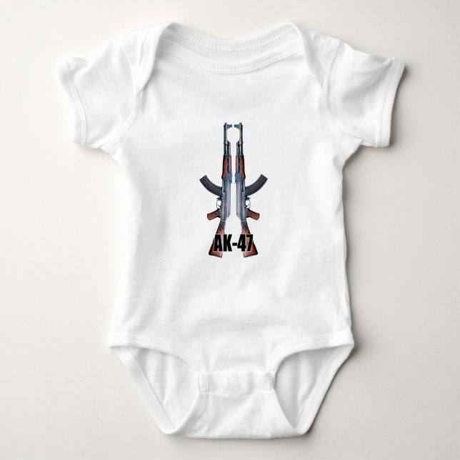 Dubbla AK-47 Assault Rifles Tee (Framsida)